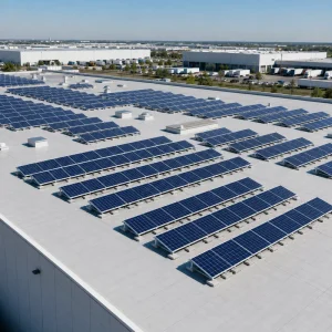 Quick Installation Flat Concrete Roof Solar Panel Mount Anodized Aluminum PV Bracket System