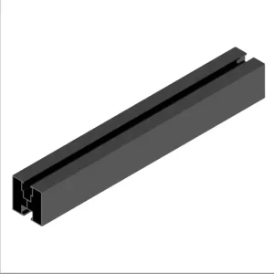 R1-Nk-006 PV Solar Panel Mounting System 40×40 Aluminum Rail Black Anodized Surface 15-Year Warranty AS/NZ1170.2