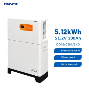 RND W5 Residential Solar Energy Storage Battery System 51.2V 100Ah LiFePO4 Backup Power Solution