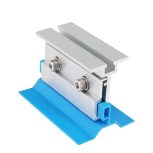 Rail-Less Roof Solar Mounting System No Drilling Aluminum PV Bracket for Metal Roof