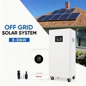 Ready Ship Off Grid 5KW 10KW 20KW Solar Power System Kit MPPT Pure Sine Wave Inverter Lithium Battery Fast Installation Guide