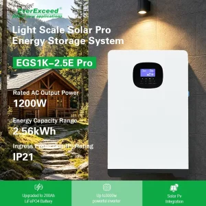 Reliable EGS1K-2.5E Pro Wall-Mounted LiFePO4 Battery -20 50 Operation Off-Grid Emergency Backup for Refrigerator