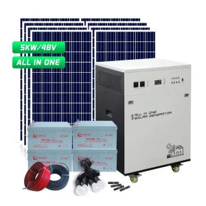Residential 3kva Solar Power Lighting System 1kw 5kva Hybrid Solar Panel 3000 Watt 2000W Home MPPT