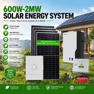 Residential All in One Hybrid Solar Panel Power System 20kw Photovoltaic Solar System with Battery Kits