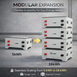 Residential Hybrid Grid PV Energy Storage System Solar Inverter 10kW Lithium Ion High Voltage 700V IP20 Air Cooling 8500 Cycle