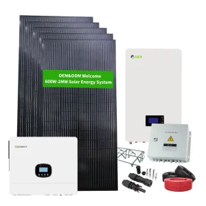 Residential Off-Grid Solar Power System Home Kit, 15kW/15kVA and 20kW/20kVA Options with Inverter and Solar Panel