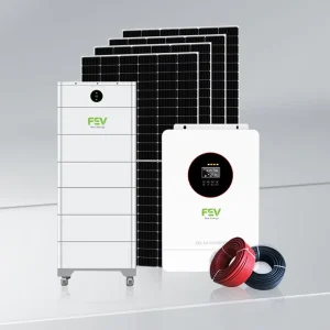 Residential Off-grid Solar Storage System with Power Ratings of 10kW, 12kW, and 15kW, Including Complete Panel Kits