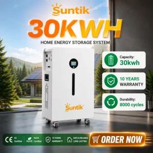 Residential Portable LiFePO4 Power Station 51.2V 48V 600Ah ESS Mobile Wheeled Energy Storage 30kWh Backup Battery