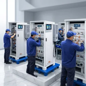Residential Solar Energy Storage System 50kW 80.38kWh High Voltage All-in-One ESS LiFePO4 On-Grid Air Cooling