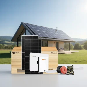 Residential Solar Energy Storage System Customizable All in One 10kw Hybrid Solar System with Battery