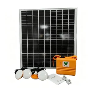 Residential Solar Energy Storage System with Portable Lithium Battery Pack and Solar Panel for Home Backup