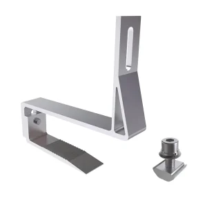 Residential Stainless Steel Tile Roof Solar Panel Rail Mounting Bracket System with Roof Hook