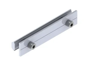 Roof Mounting System Photovoltaic Solar Panel Bracket System Accessories Silvery Black Rail Connector AL6005-T5 Anodized Surface