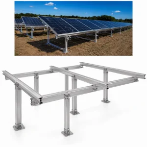 Roof and Ground Solar Mounting System PV Rail Bracket