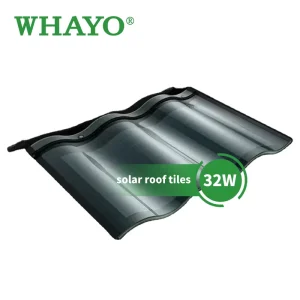 Roofing Solar Panels 23W 32W Solar Panel Roof Tiles Solar Roof Covering Solar Mount System for House and Carport