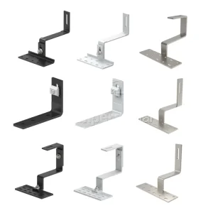 Rooftop Solar PV Tile Roof Hook Aluminum Alloy Carbon Steel Hot-Dip Galvanized Mounting System