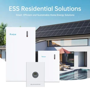 Rosiyar ROS LUXAR 5 10 5 10kW Split Floor Standing CAN 6000 Cycles Multiple Protection Industrial Solar Energy System LiFePO4