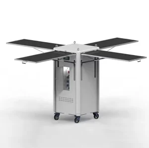 S500 10 10kW Mobile Solar Generator Trailer with 4*230W Monocrystalline Panels for Industrial Sites