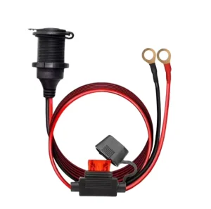 适用于太阳能电池板的防风雨 SAE 2针快速连接 12V 铜芯 PVC 绝缘电子电源线 长度 300 毫米