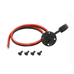 SAE Socket Solar Weatherproof Sidewall Port Cord with Quick Disconnect Wire Harness and Panel Mount Power Cable