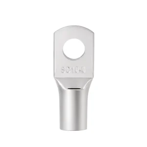 SC Copper Cable Lug Inspection Window Crimp for Terminal SC4 6 10 16 25 4 5 6 8 10 Silver Plated CNC Machined ISO CE Certified