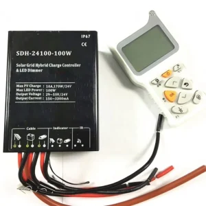 SDH-P24100 10A/20A 12V/24V On-Grid/Off-Grid Hybrid Solar Street Lamp Controller Regulator