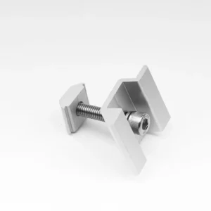 SECARE SECARE B28 Aluminum Alloy AL6005 T5 Silver Solar Mounting Clamp Brackets Mid Clamp Solar End Clamp