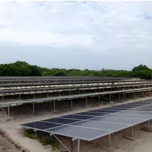 SFS-GM-01-30 Solar Ground Mounting Structure PV Panel System with Concrete Foundation Wind Load 60m/s Snow Load 1.4KN/m2