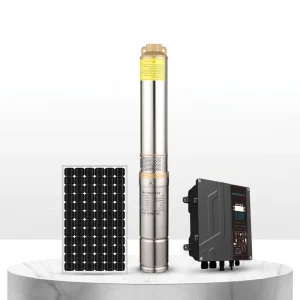 SHP-41 4 Inch Solar Water Pump High Flow 304 Stainless Steel Submersible for Agricultural Irrigation Farm Livestock Watering