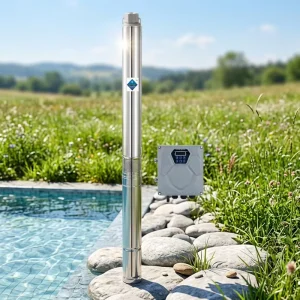 SN High Head Solar Borehole Submersible Water Pump Full Stainless Steel Solar Powered Deep Well Pump With MPPT
