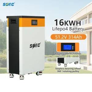 SOEC 16kwh Solar Home Energy Storage System 10kwh 16kwh ESS 48v 51.2V280Ah 300Ah 314Ah Grid Lithium Battery CAN RS232 RS485