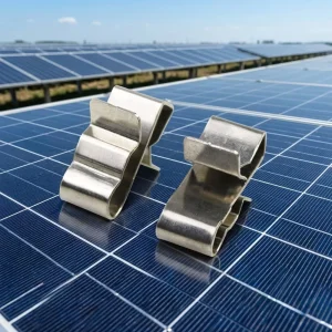 SS304 Solar Panel Mounting Component Photovoltaic Related Product Cable Solar Grounding Cable Clip