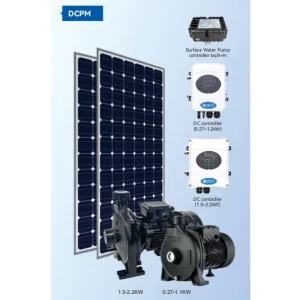 SUOU DCPM Solar Water Pump System High Efficiency Brushless Motor Brass Impeller for Agricultural Irrigation and Aquaculture