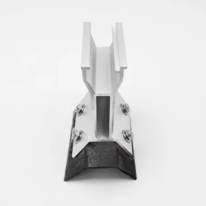SUS304 Bolts Non-Penetrating Trapezoidal Anodized Surface Metal Roof Clamp 40m/s Wind Load for Solar Panel Roof Mounting System