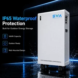 SWA Energy 51.2V 314Ah 16kWh 20kWh 32kWh Split IP65 Lithium Solar Battery Rechargeable Deep Cycles LiFePO4 Wall Mounted Home