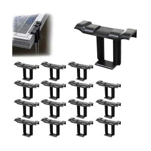 Scenex Solar SM CL 35 Photovoltaic Panel Water Guide Clamp for 25 30 35 40 45mm Solar Panels TUV Certified Wind Load 60m s Easy