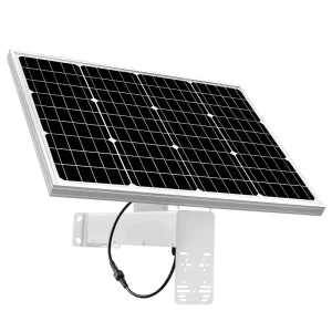 Security Camera Housing Battery Accessories Solar Panel Kit System with IP67 Waterproof Metal Construction
