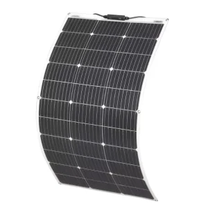 Semi-Flexible Bendable 60V Monocrystalline Solar Panel for Off-Grid RV, Boat, Cabin, Van, Car & Caravan