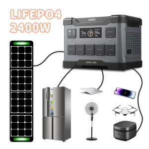 Senci 2kva 2500w Power Station 110v 220 v 1000w 2000w 2400w 3000w 4000 Watt 5kw Portable Solar Generator for air Conditioner