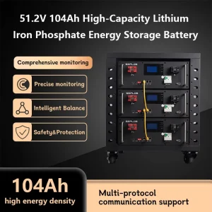 Seplos 48V LiFePO4 Battery Pack Solar ESS Home Energy Storage System Lithium Battery Smart BMS Backup Power
