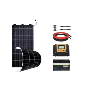 Shenzhen 120W High Efficiency All Black Flexible Lightweight Solar Panel for Home Boat RV Foldable Flexible Solar Panels