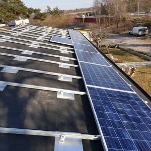 Shingle Rooftop Solar PV Panel Mounting System Aluminum Roof Flashing