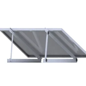 Silver Black Anodized Tripod PV Solar Panel Mounting System