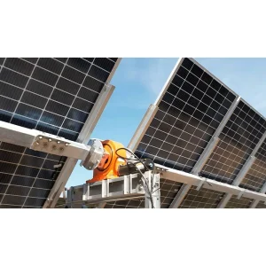 Single Axis Automatic Solar Tracking System Solar Panel Mounting Bracket Follow Sun With Smart Controller