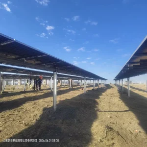 Single Axis Solar Tracker Industrial PV Solar Mounting System