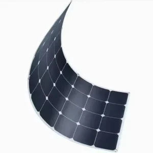 Single Crystal Bendable Lightweight Portable 18V Semi Flexible Solar Panel For Rvs Campers Marines Tents Outdoors