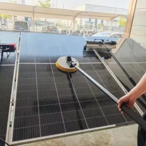 Single-Disc Solar Panel Cleaning Brush 1.5m-7.5m Photovoltaic Cleaning
