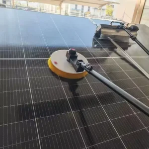 Single-Disc Solar Panel Cleaning Brush 1.5m-7.5m Photovoltaic Cleaning