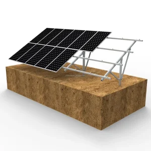 Single-Pole Ground Solar Mounting System