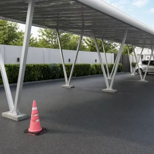 Small MOQ Fast Sample Open Field Solar Carport Structure OEM Hot Dip Galvanized Zinc Aluminum Magnesium Alloy 25 Year Warranty